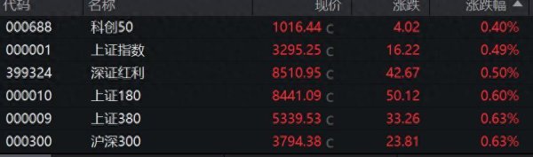 配资靠谱证券配资门户 集体飘红！